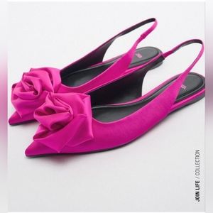 Zara slingback ballerina